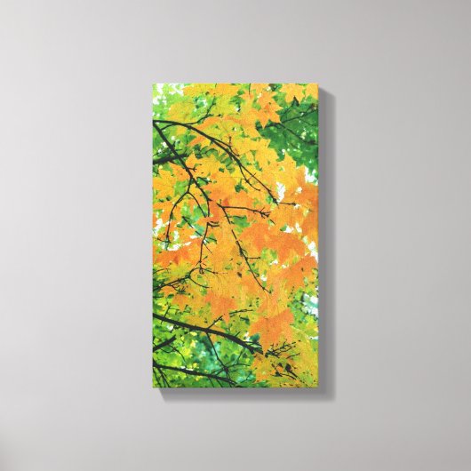 Autumn Leaves Canvas Afdruk (Voorkant)