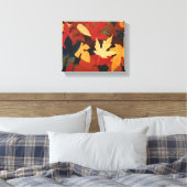 Autumn Leaves Canvas Afdruk (Insitu (Slaapkamer))
