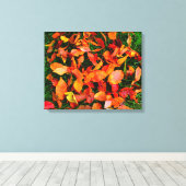 Autumn Leaves Canvas Print (Insitu (Houten vloer))