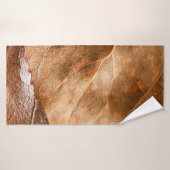 Autumn leaves closeupabstract,autumn,background,br (Serviette de bain)