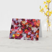 Autumn Leaves Collection #9 Card Kaart (Gele Bloem)