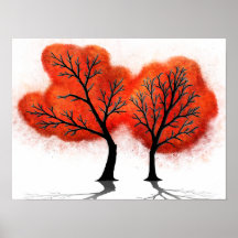 Autumn Leaves – Digitale kunstprint