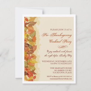 Autumn Leaves Edged Kaart