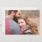 Autumn Leaves Fall Photo Faire-part de mariage (Dos)