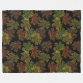 Autumn Leaves Fleece Blanket (Voorkant (Horizontaal))