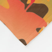Autumn Leaves Fleece Deken (Hoek)
