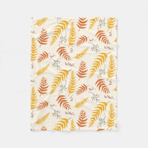 Autumn Leaves Fleece Deken