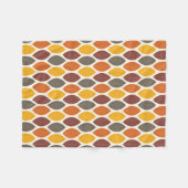 Autumn Leaves Fleece Deken (Voorkant (Horizontaal))