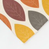 Autumn Leaves Fleece Deken (Hoek)
