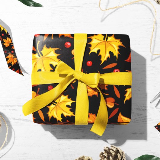 Autumn Leaves Gift Wrap | Najaarscadeaubonade Cadeaupapier