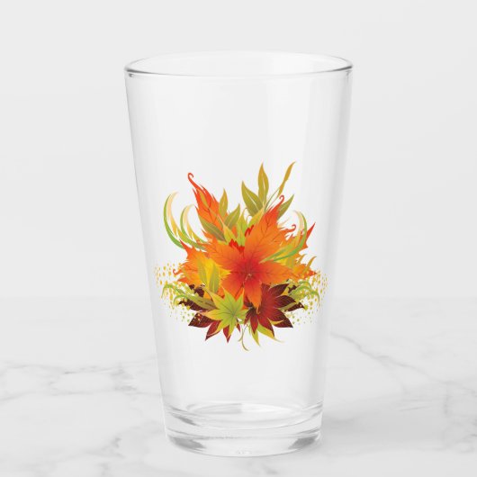 Autumn Leaves Glas (Voorkant)