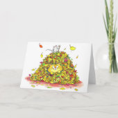 Autumn Leaves Greeting Kaart (Voorkant)