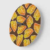 Autumn Leaves Grote Klok (Hoek)