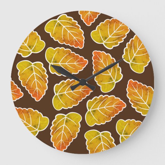 Autumn Leaves Grote Klok (Voorkant)