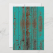 Autumn Leaves Herfst in Love Blauwgroen Barn Vrijg Kaart (Achterkant)