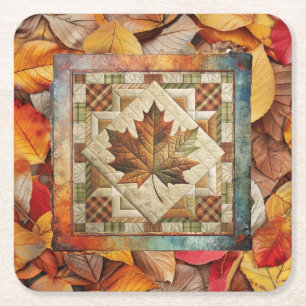 Autumn Leaves Herfst Leaf Paper Onderzetter