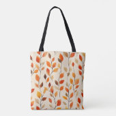 Autumn Leaves Herfst Pattern Draagtas (Achterkant)