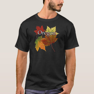 AUTUMN LEAVES IN OREGON T-SHIRT