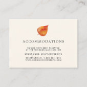 Autumn Leaves | Kaarten voor hotelaccommodatie (Voorkant)