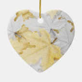 Autumn Leaves Keramisch Ornament (Achterkant)
