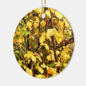 AUTUMN LEAVES KERAMISCH ORNAMENT (Links)