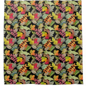 Autumn Leaves | Koekkleuren Douchegordijn (Voorkant)