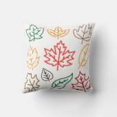 Autumn Leaves Kussen (Achterkant)
