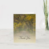Autumn Leaves Lane Sympathy Bedankt (Voorkant)