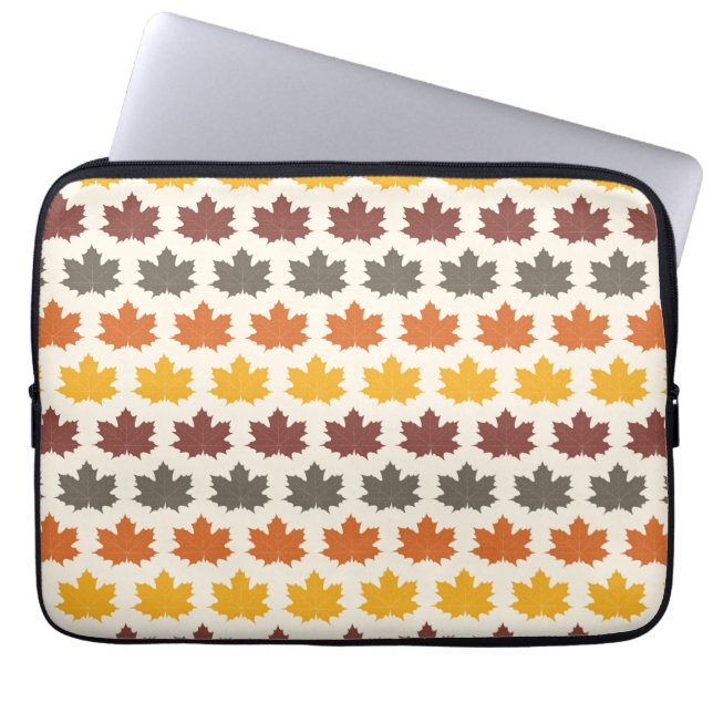 Autumn Leaves Laptop Sleeve (Voorkant)