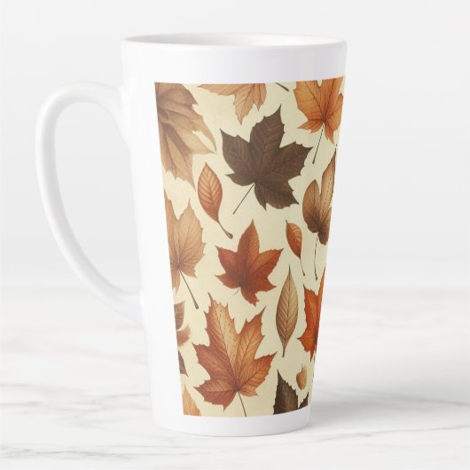 Autumn Leaves Latte Mok (Links)