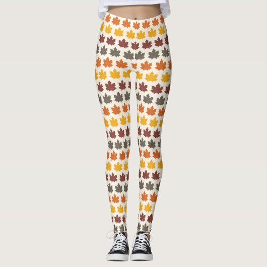 Autumn Leaves Leggings (Voorkant)