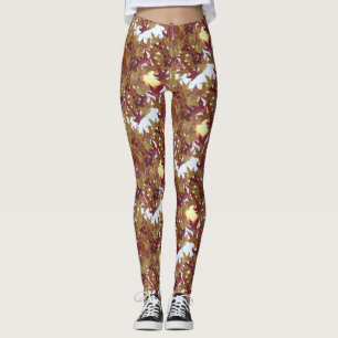 Autumn Leaves met Sun Legging