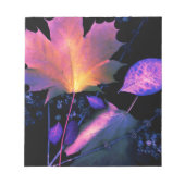 Autumn Leaves Neon Scrapbook Paper Notitieblok (Voorkant)