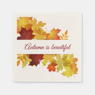 Autumn Leaves Paper Napkins Servet