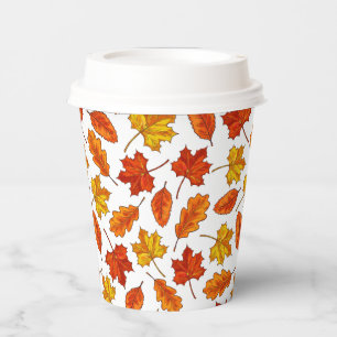 Autumn Leaves Papieren Bekers