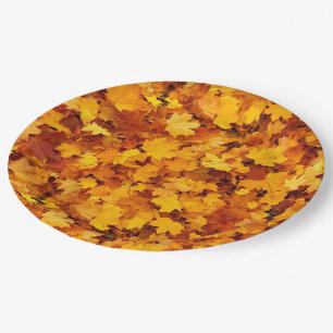 Autumn Leaves Papieren Bordje