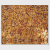 AUTUMN LEAVES PATTERN CADEAUPAPIER (Vlak)