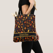 Autumn Leaves Pattern Canvas tas (Dichtbij)