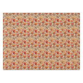 Autumn Leaves Pattern Thanksgiving tafelkleed (Voorkant (Horizontaal))