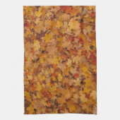 AUTUMN LEAVES PATTERN THEEDOEK (Verticaal)