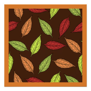AUTUMN LEAVES PERFECT POSTER