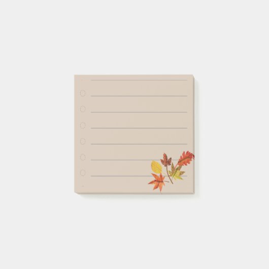 Autumn Leaves Post-it® Notes (Voorkant)