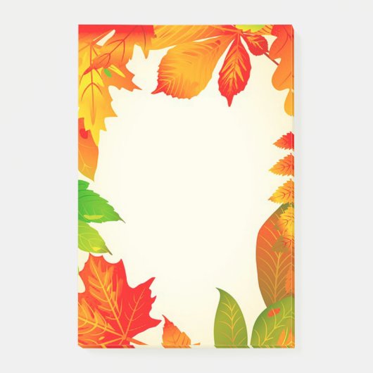 Autumn Leaves Post-it® Notes (Voorkant)