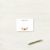 Autumn Leaves & Pumpkin Post-It Notes (Op bureau)