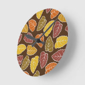 Autumn Leaves Ronde Klok (Hoek)