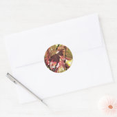 AUTUMN LEAVES RONDE STICKER (Envelop)