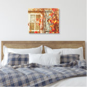 Autumn Leaves Rustic Canvas Afdruk (Insitu (Slaapkamer))