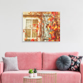 Autumn Leaves Rustic Canvas Afdruk (Insitu (Woonkamer))