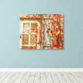 Autumn Leaves Rustic Canvas Afdruk (Insitu (Houten vloer))