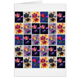 Autumn Leaves Rustic Patchwork Quilt Collage